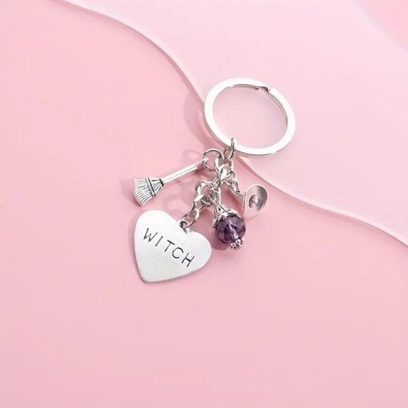 Mystical Witch Keychain & Bag Charm Embrace Your Inner Magic with Enchanting Wit - Picture 3 of 6